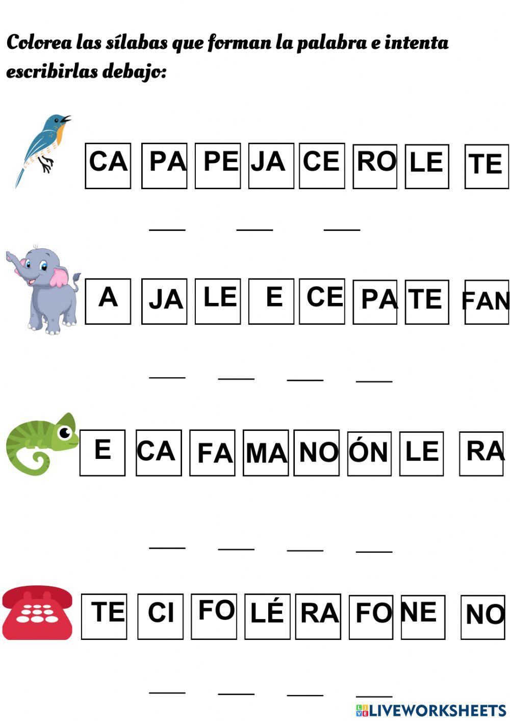 Conciencia silábica