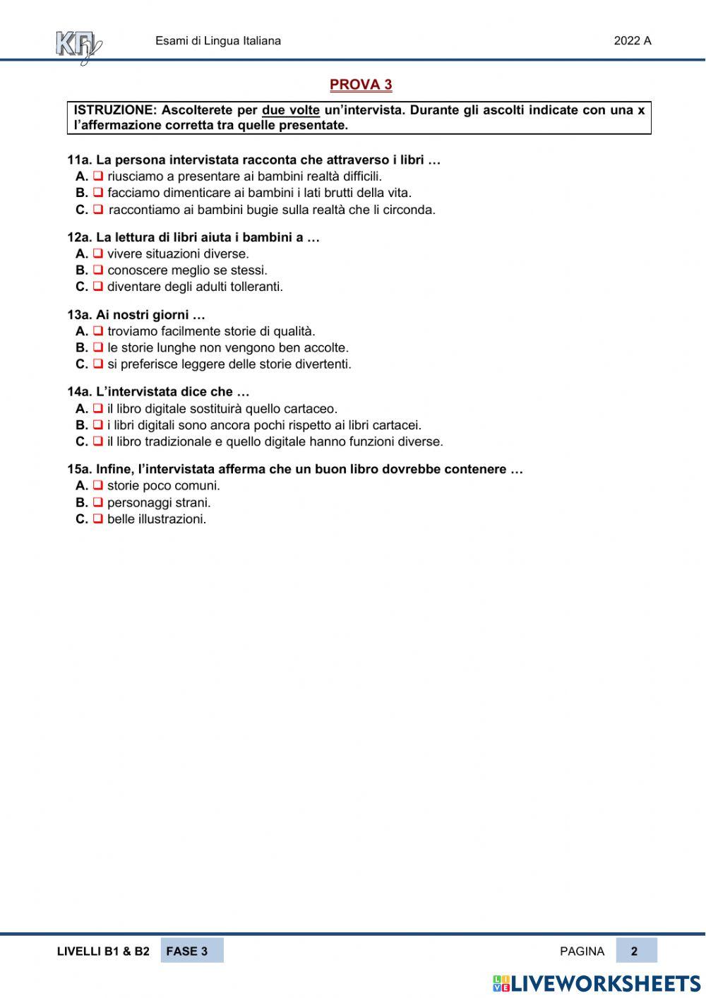 KPG maggio 2022 ascolto