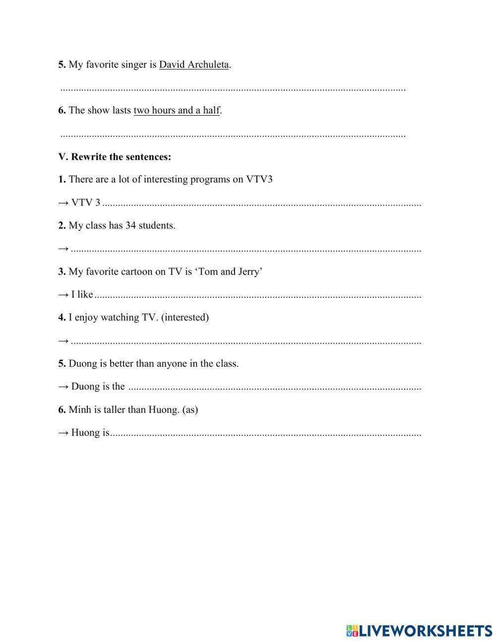 Practice test - Unit 7 - TEST 3