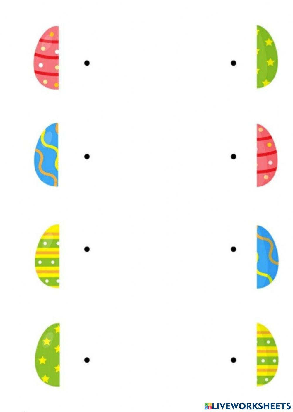 Зєднай половинки