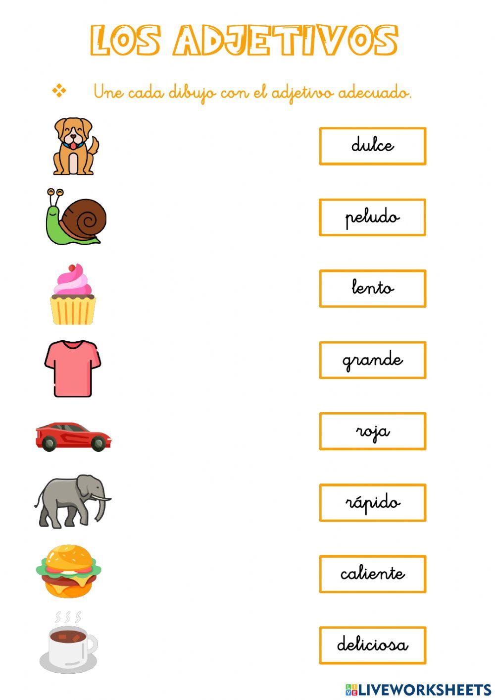 Los adjetivos Los adjetivos