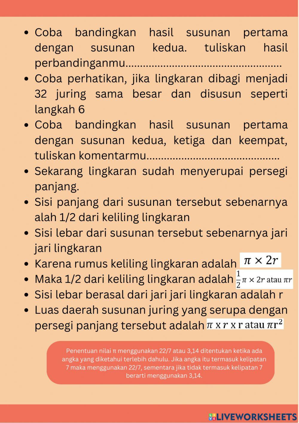 Media pengantar lingkaran