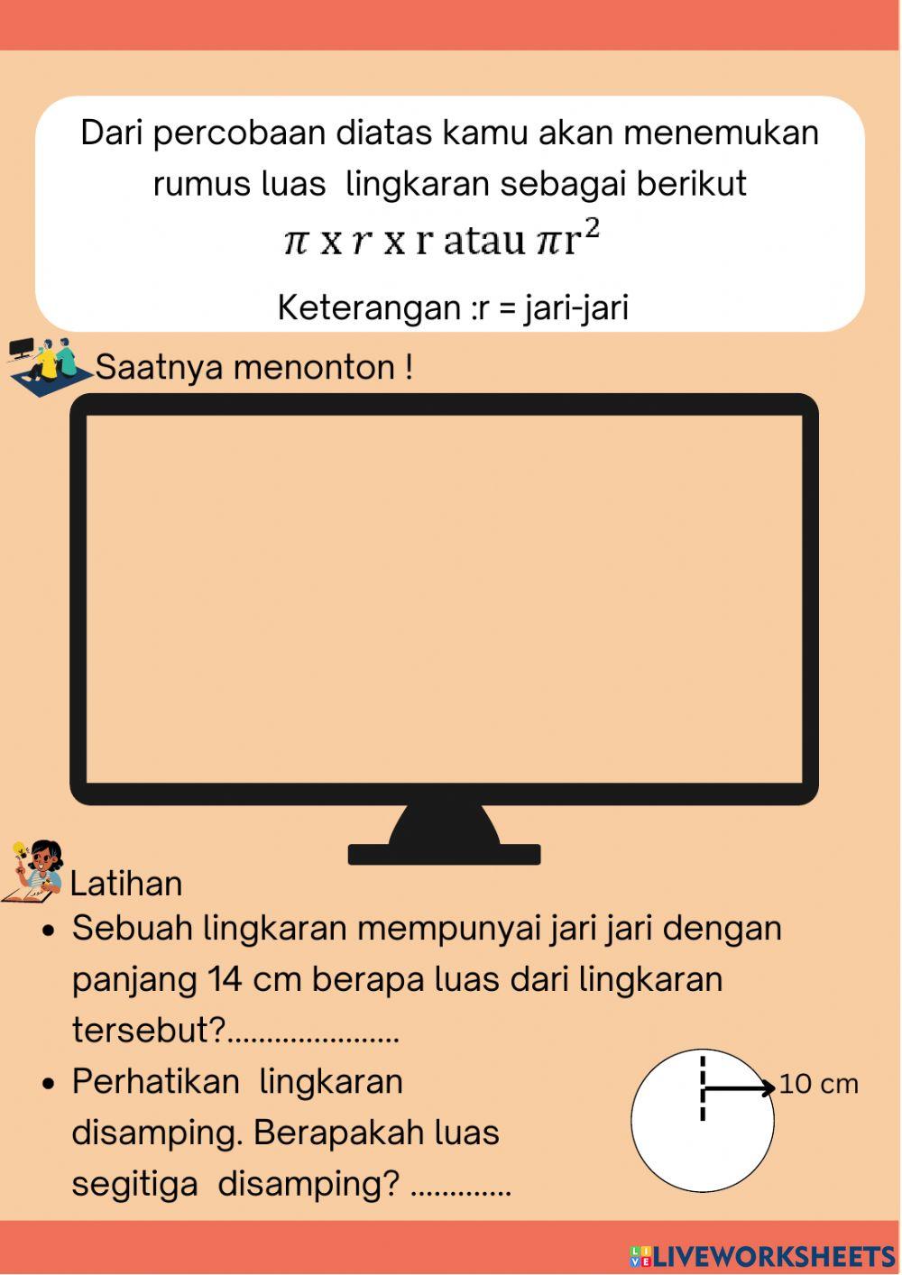 Media pengantar lingkaran