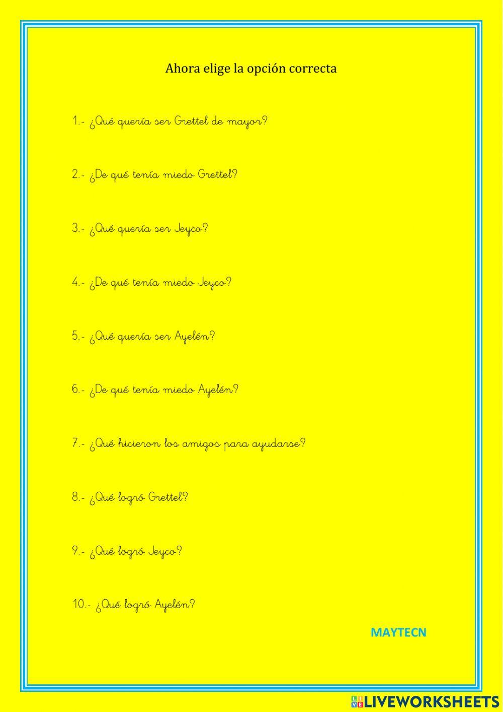 Cuento: TRES SUEÑOS