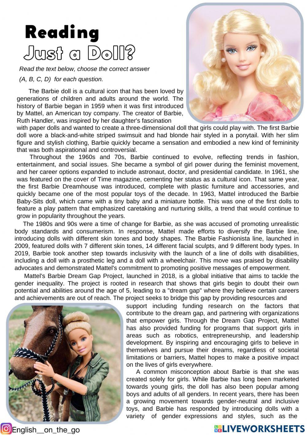Barbie Activity Sheets Etsy vrogue.co