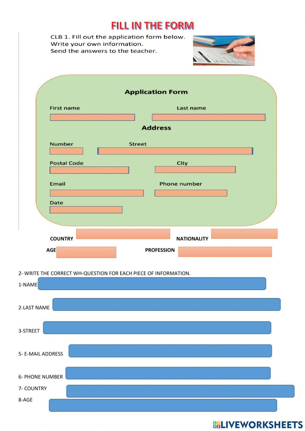 Personal information