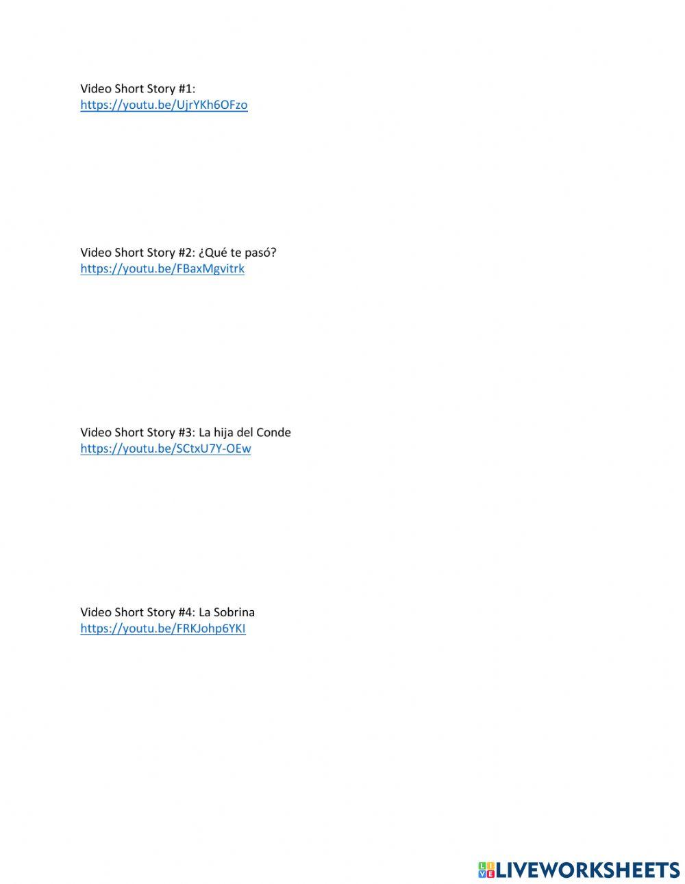 Spanish Preterite Tense - Video Lesson + Short Stories