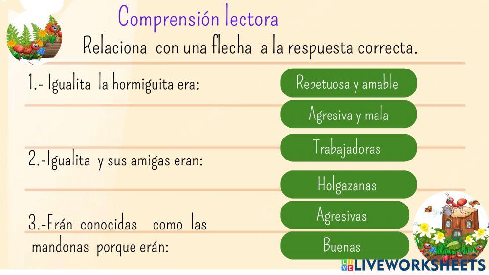Comprención lectora