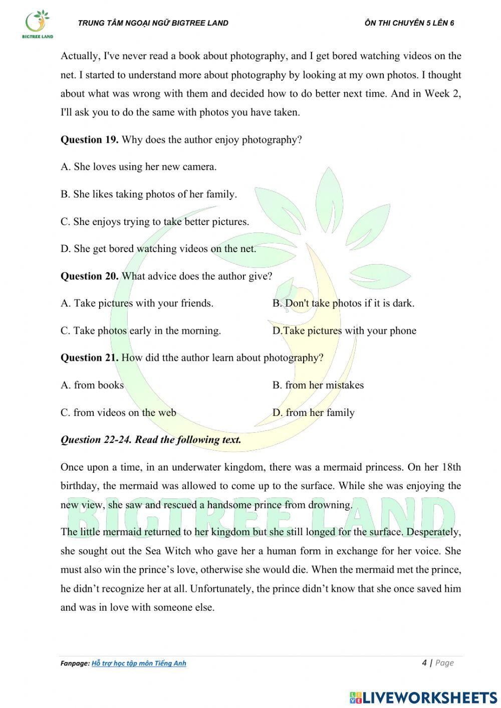 Đề thi thử vào 6 trường thcs nguyễn tất thành-đề 2