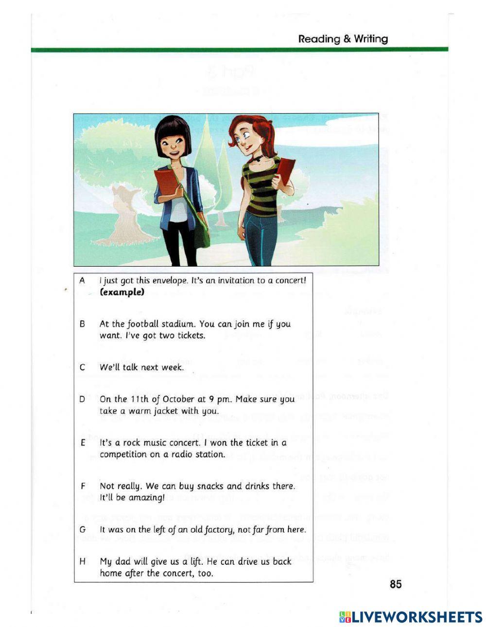 Reading test 5-Flyers skills builder 2- 