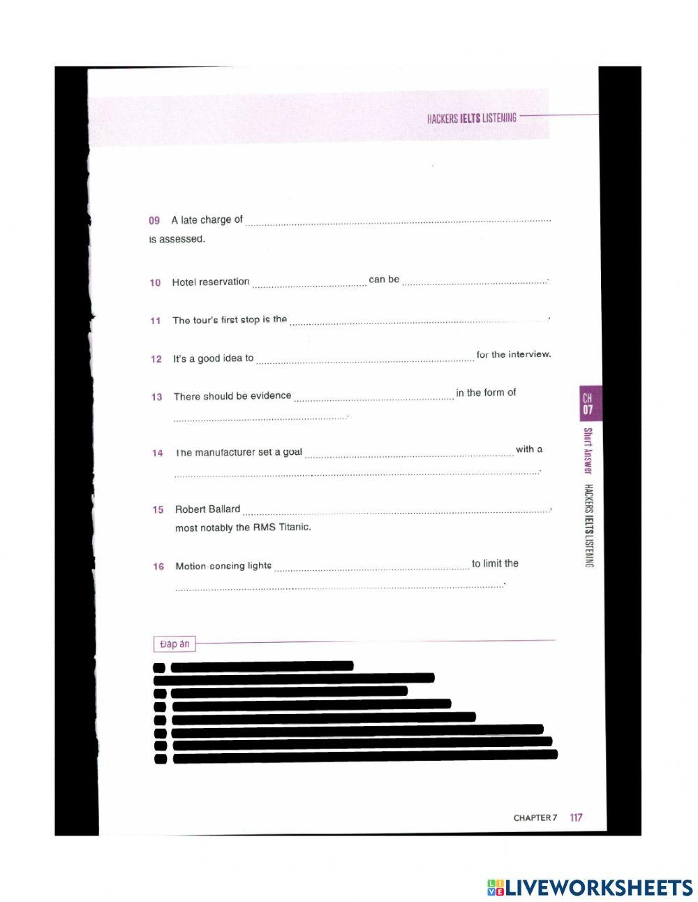 In-l-u4 dictation SHORT-ANSWER QUESTION