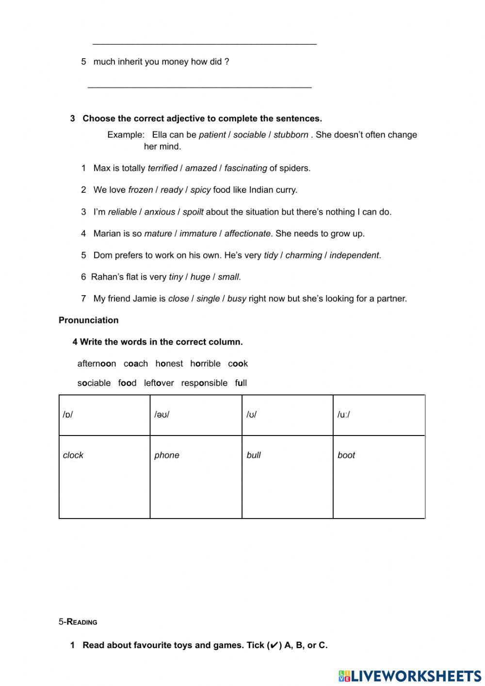 Adults 4, Midterm, Miss Agustina
