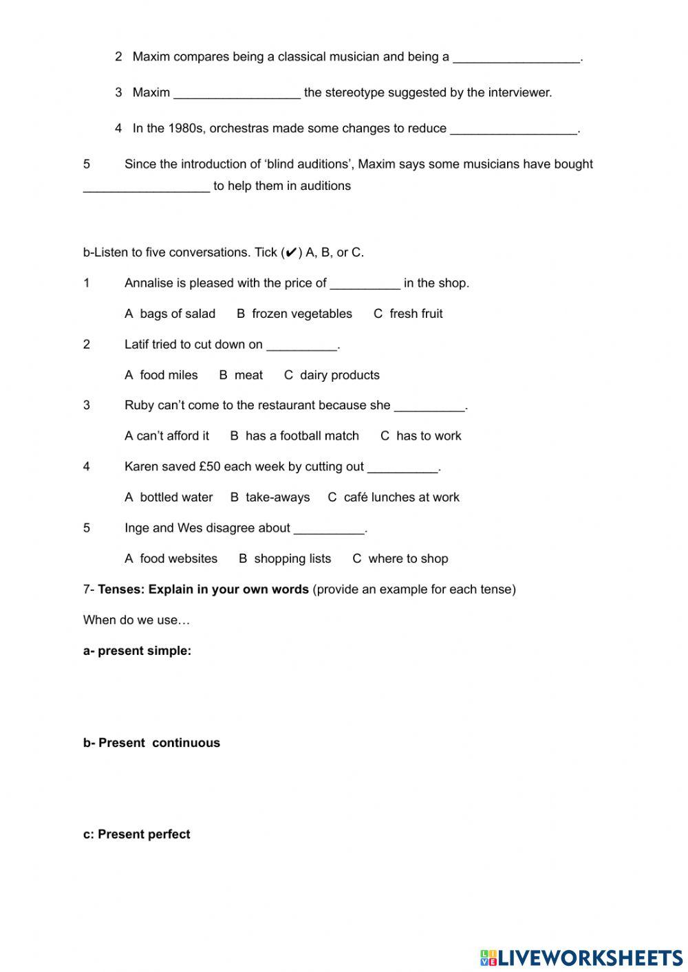 Adults 4, Midterm, Miss Agustina