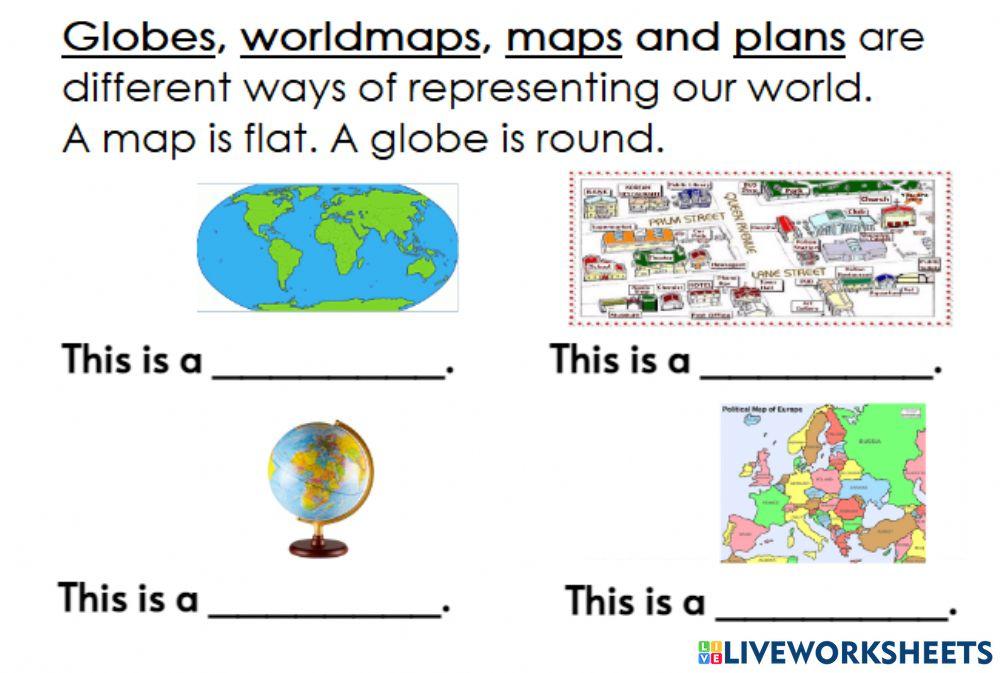 Ways of representing the earth