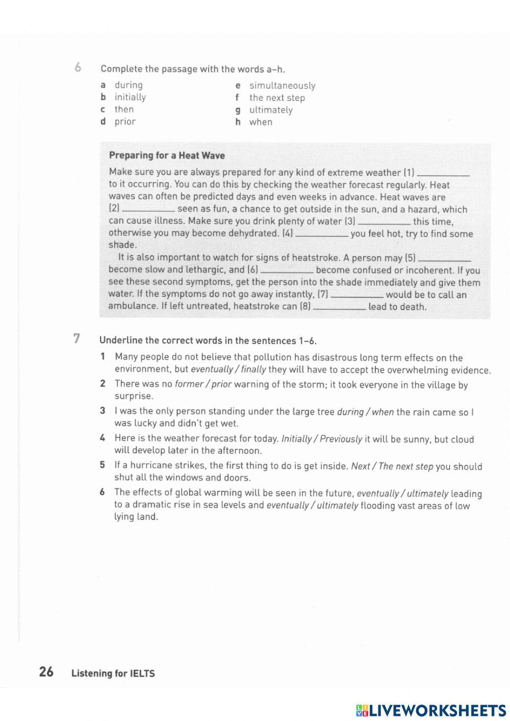 Ielts listening unit 3