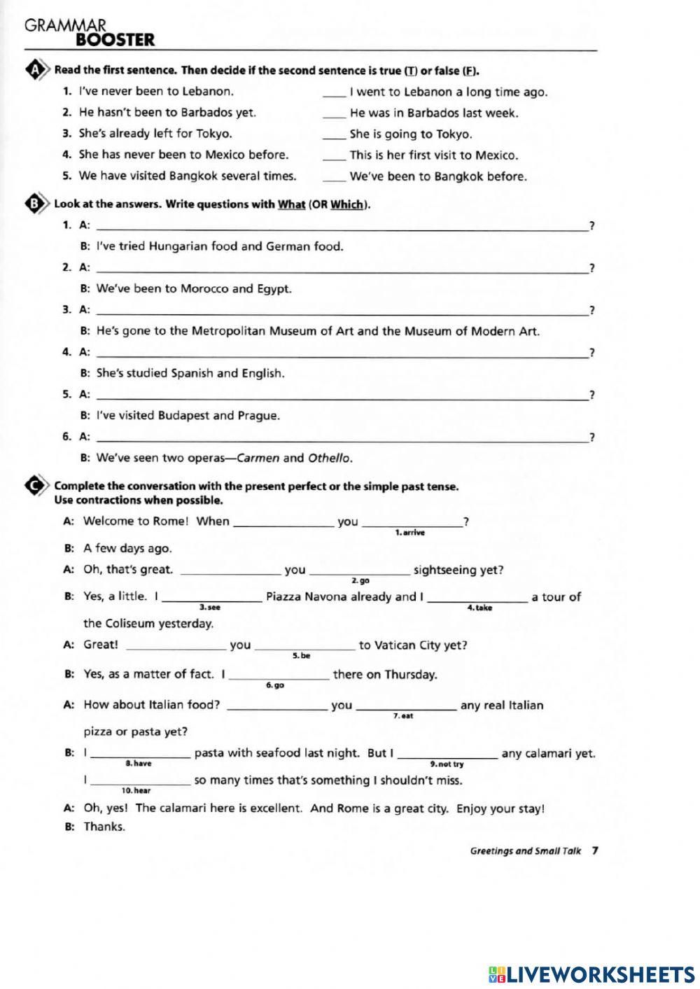 Top notch 2 uni1 workbook