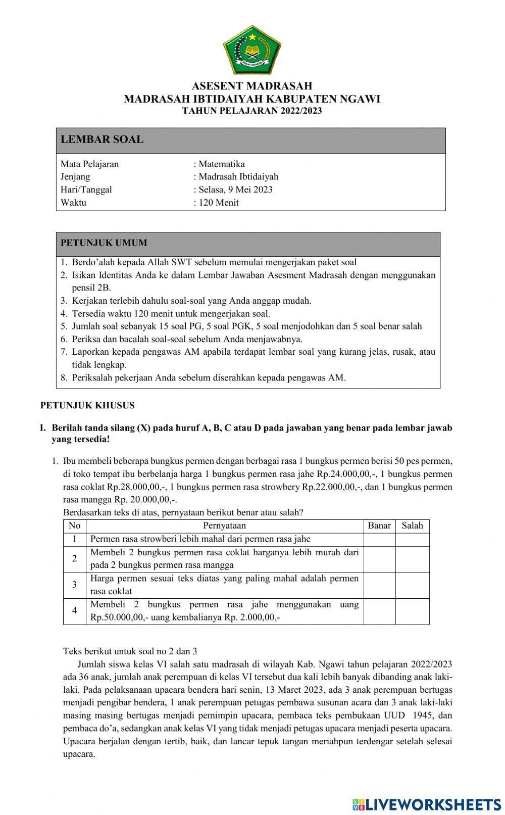 Assesment matematika 2023 FIXS