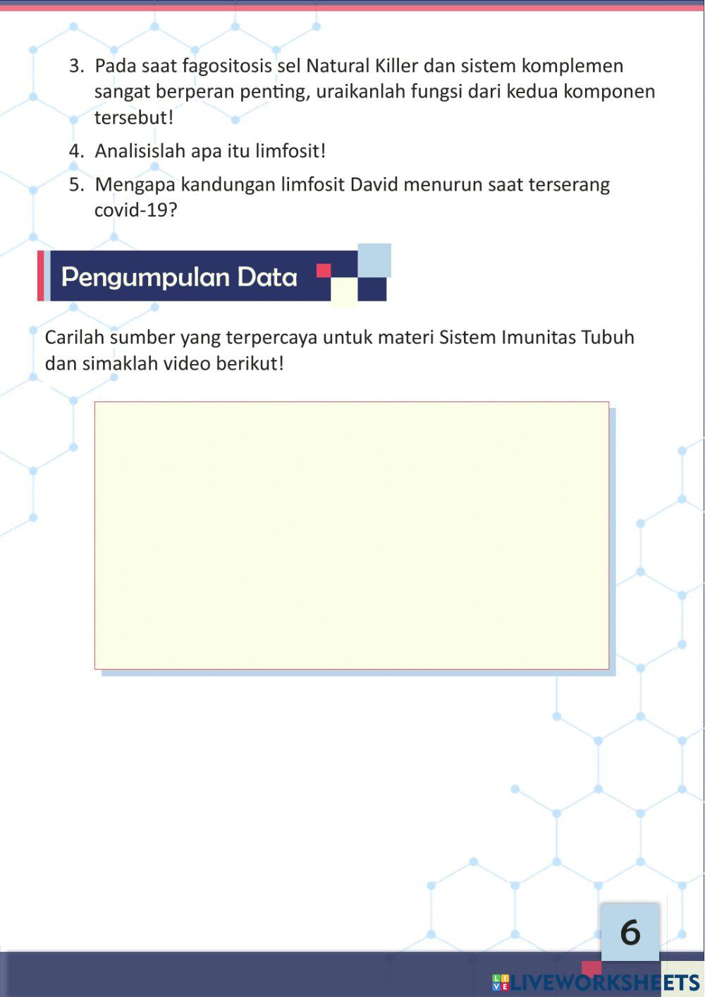 E-LKPD Sistem Imun Berbasis Discovery Learning