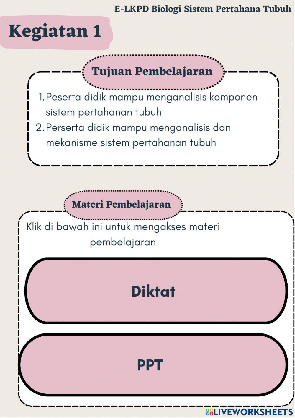 E-LKPD Biologi Kelas XI