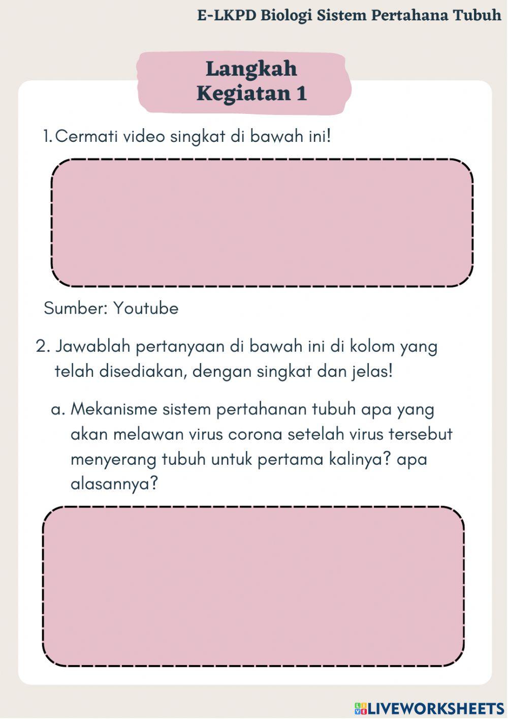 E-LKPD Biologi Kelas XI