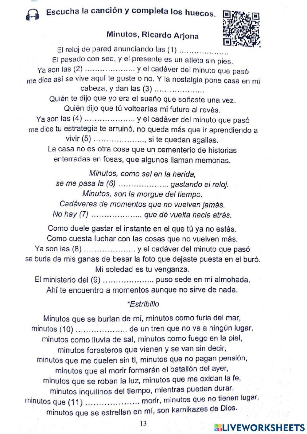 Aprender con canciones: Ricardo Arjona