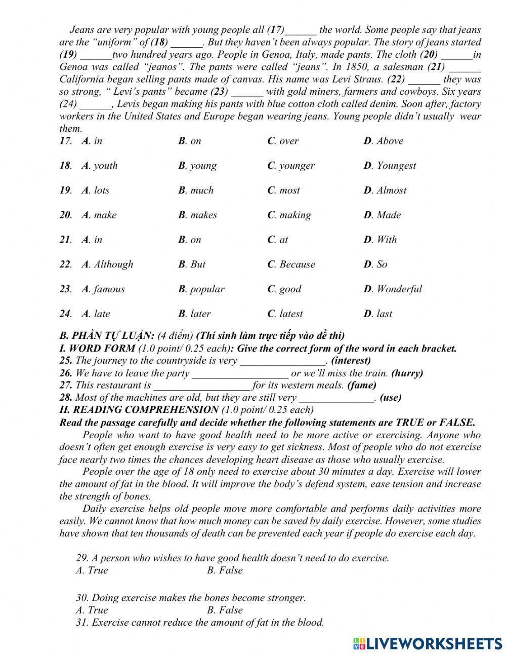 De tuyen sinh 2019-2020-2020-2021