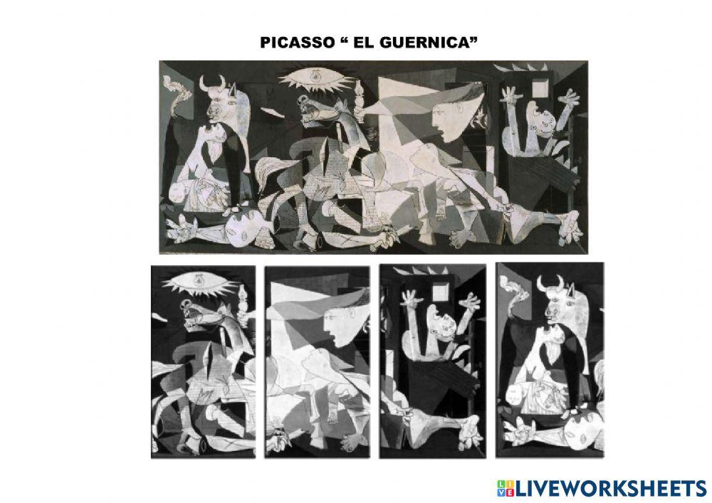 PICASSO EL GUERNICA rrfs06 Live Worksheets
