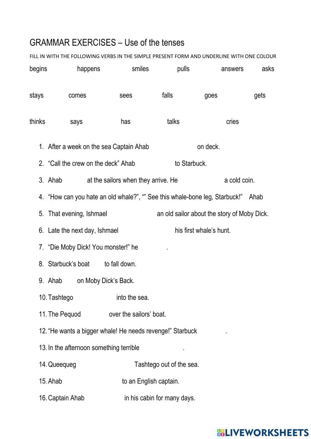 grammar-exercise-moby-dick-6992205-chiarabernardello