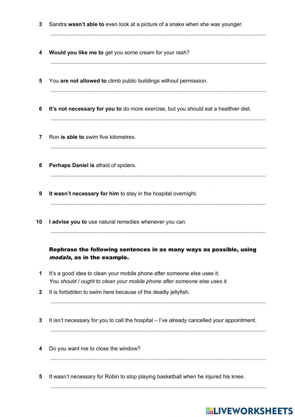 Modal Verbs-Module 4