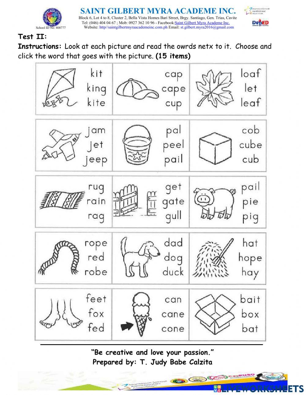 Fourth Monthly Assessment - Writing - Q4