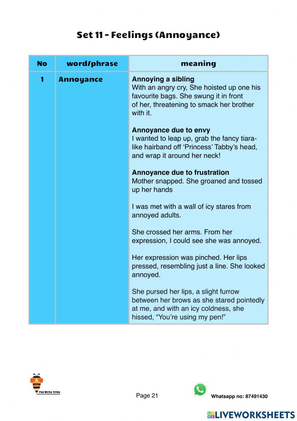 Ultimate Creative Writing Phrasebook Vol 1 SET 4