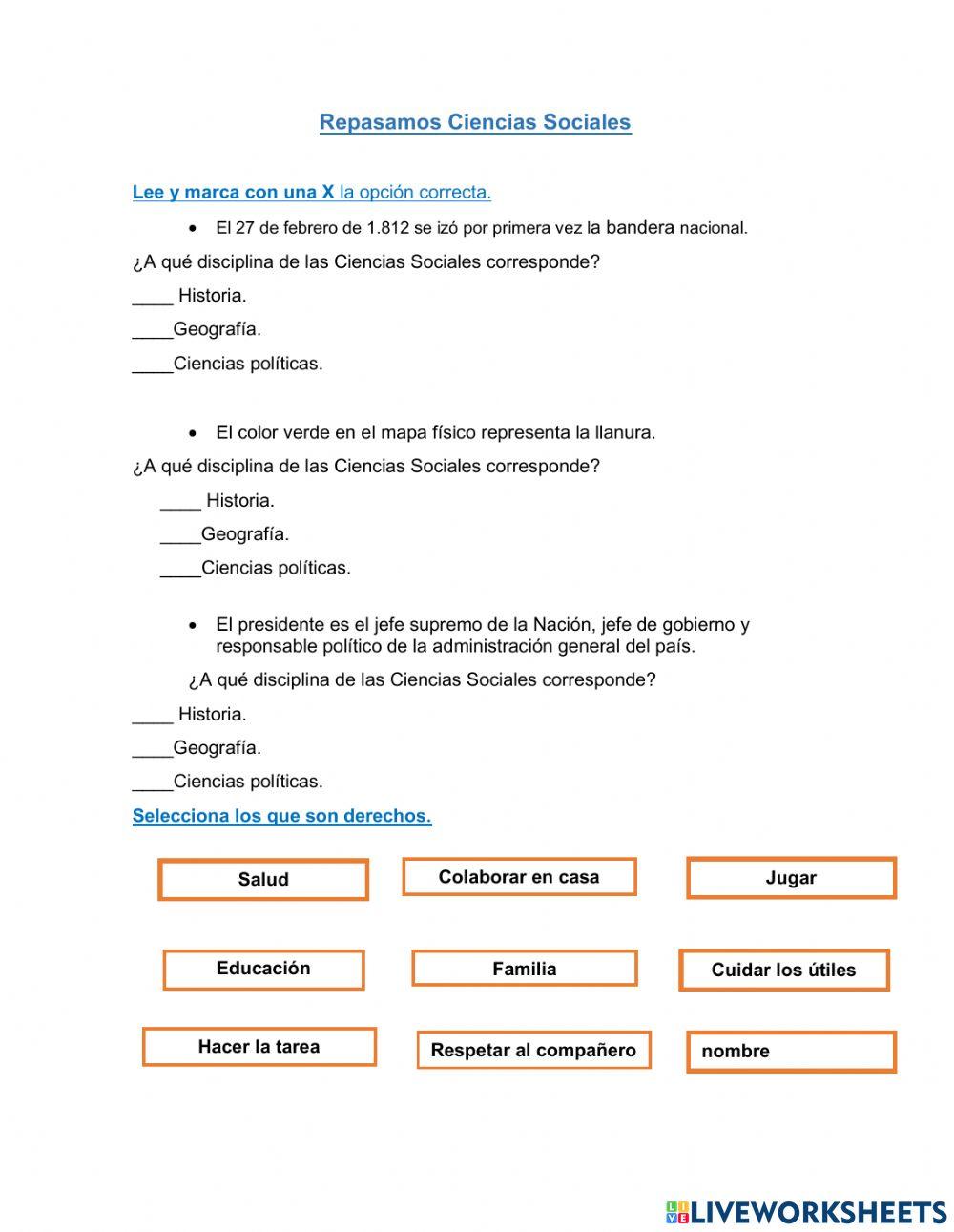 Repaso 1° trimestre