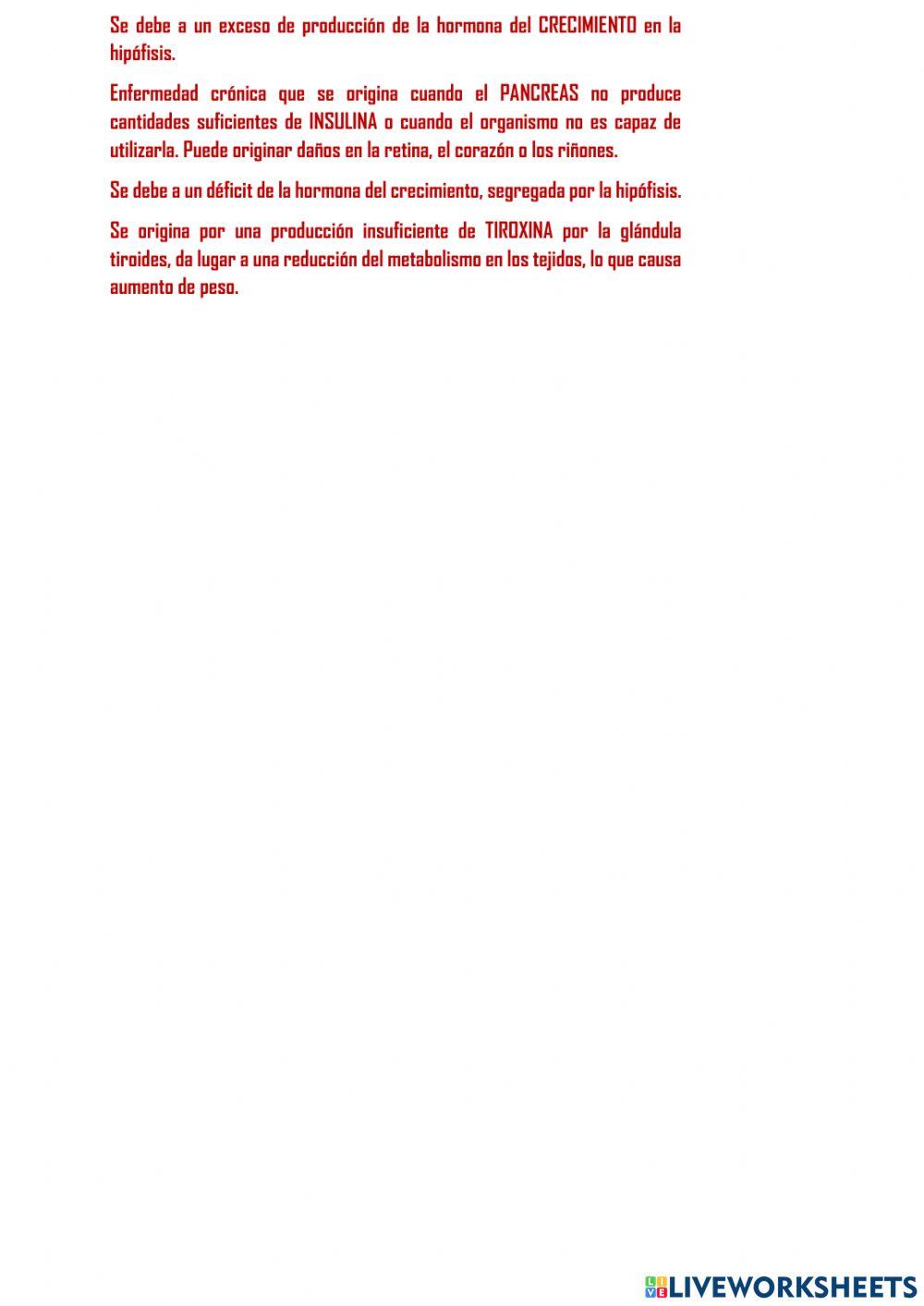 Enfermedades del sistema NERVIOSO y ENDOCRINO