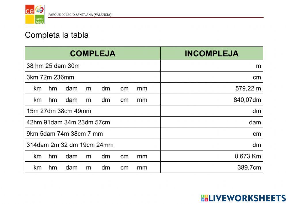 Compleja e incompleja
