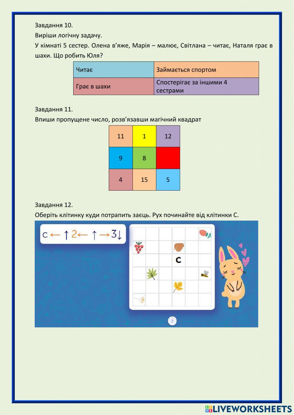 6 клас. Повторення