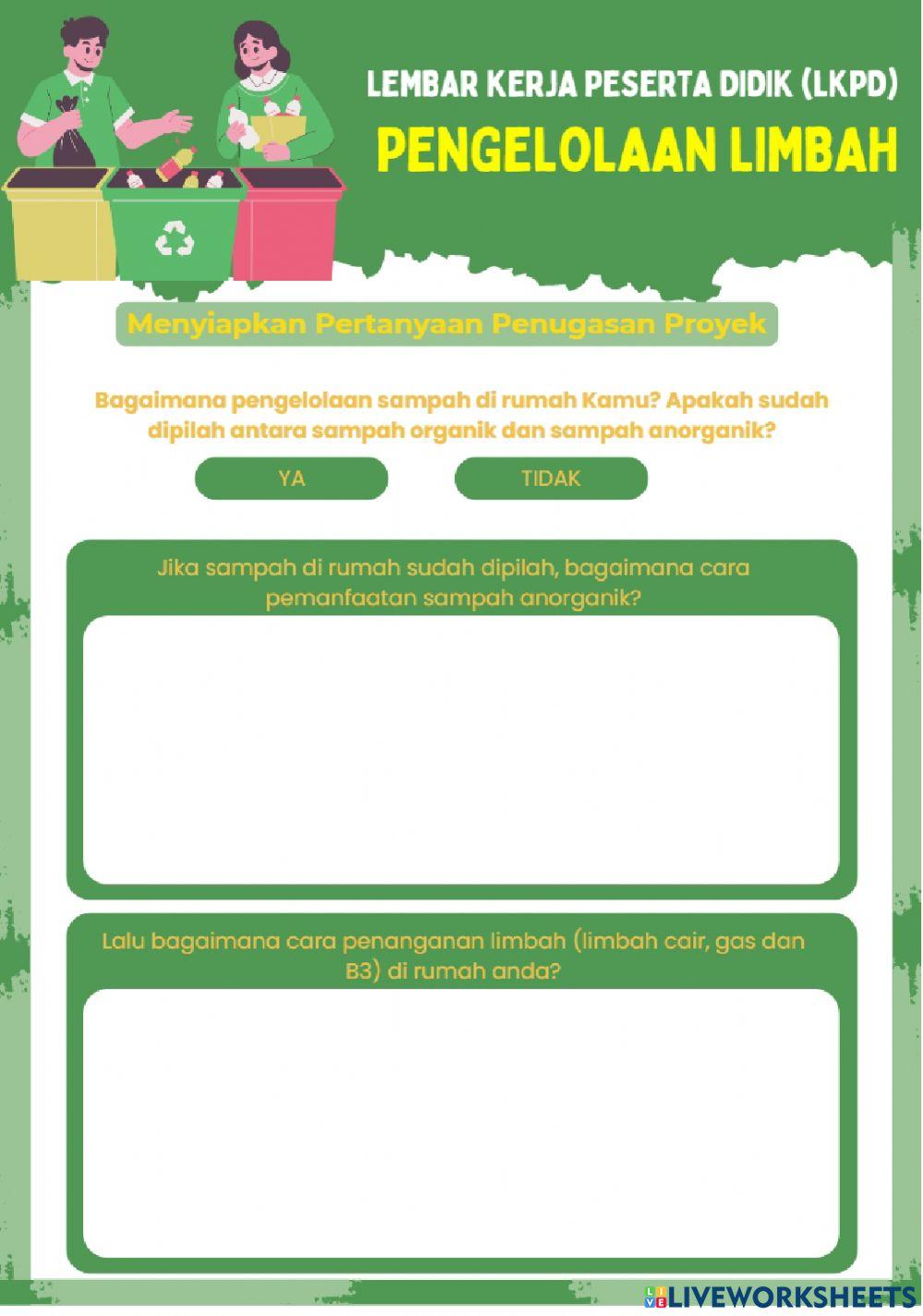 Pengelolaan Limbah Sampah Anorganik