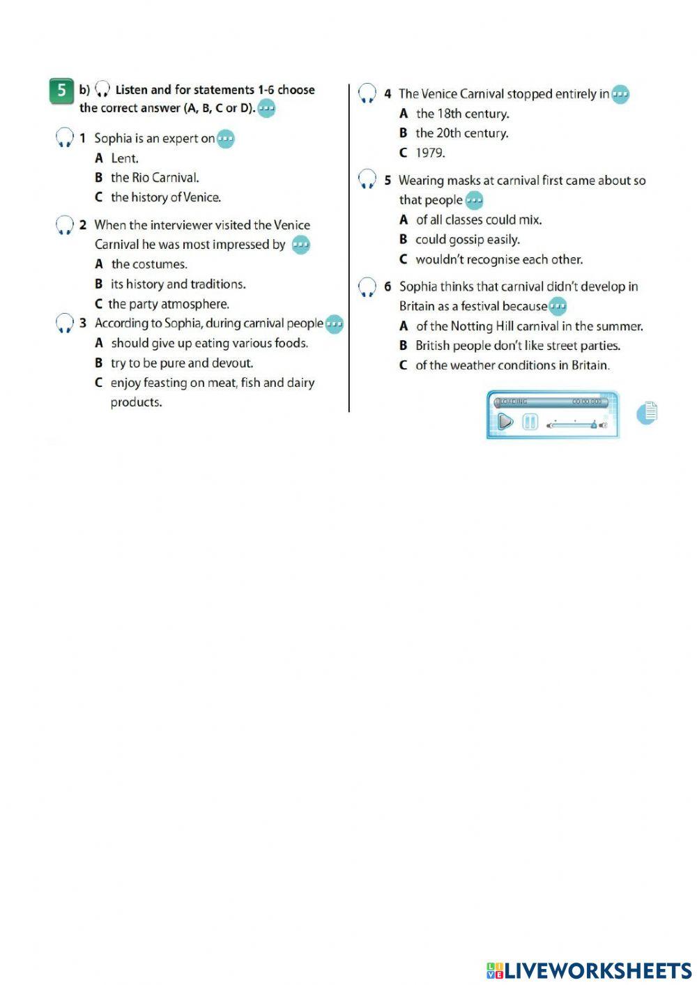 Listening Comprehension