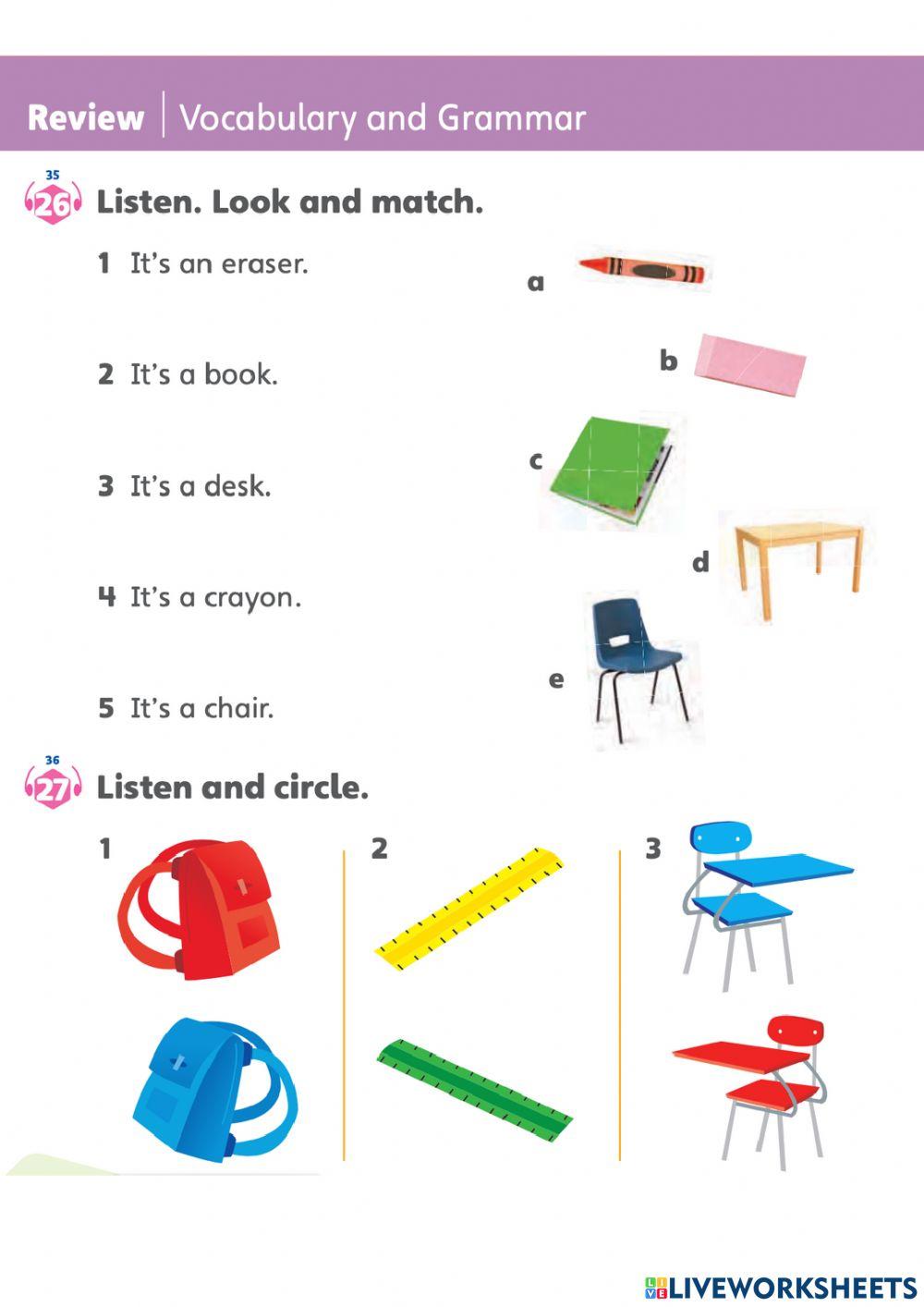 Big English 1 - unit 1