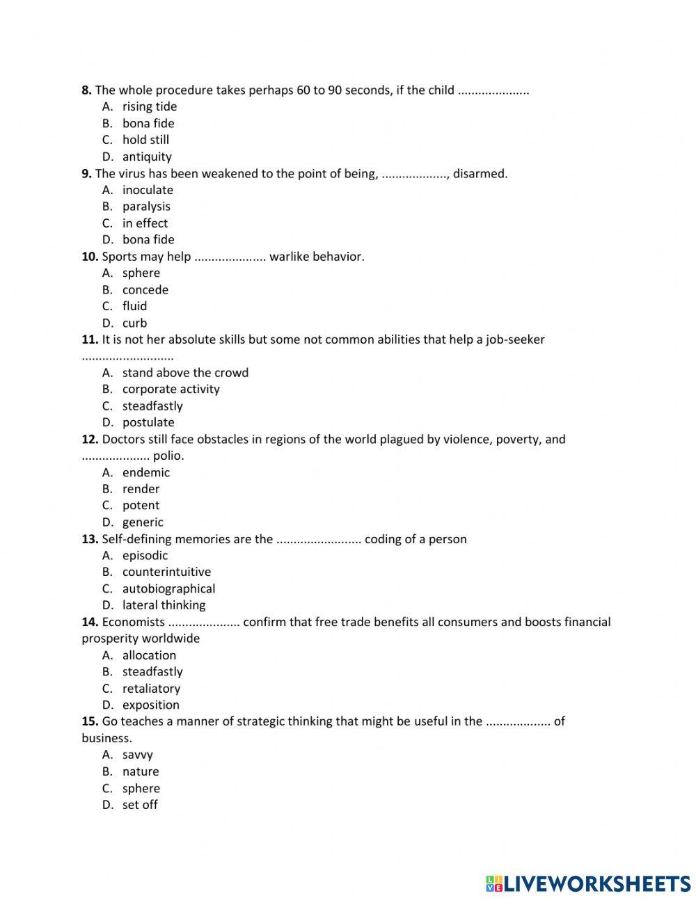 TRS6 - end of biology (1) - vocab