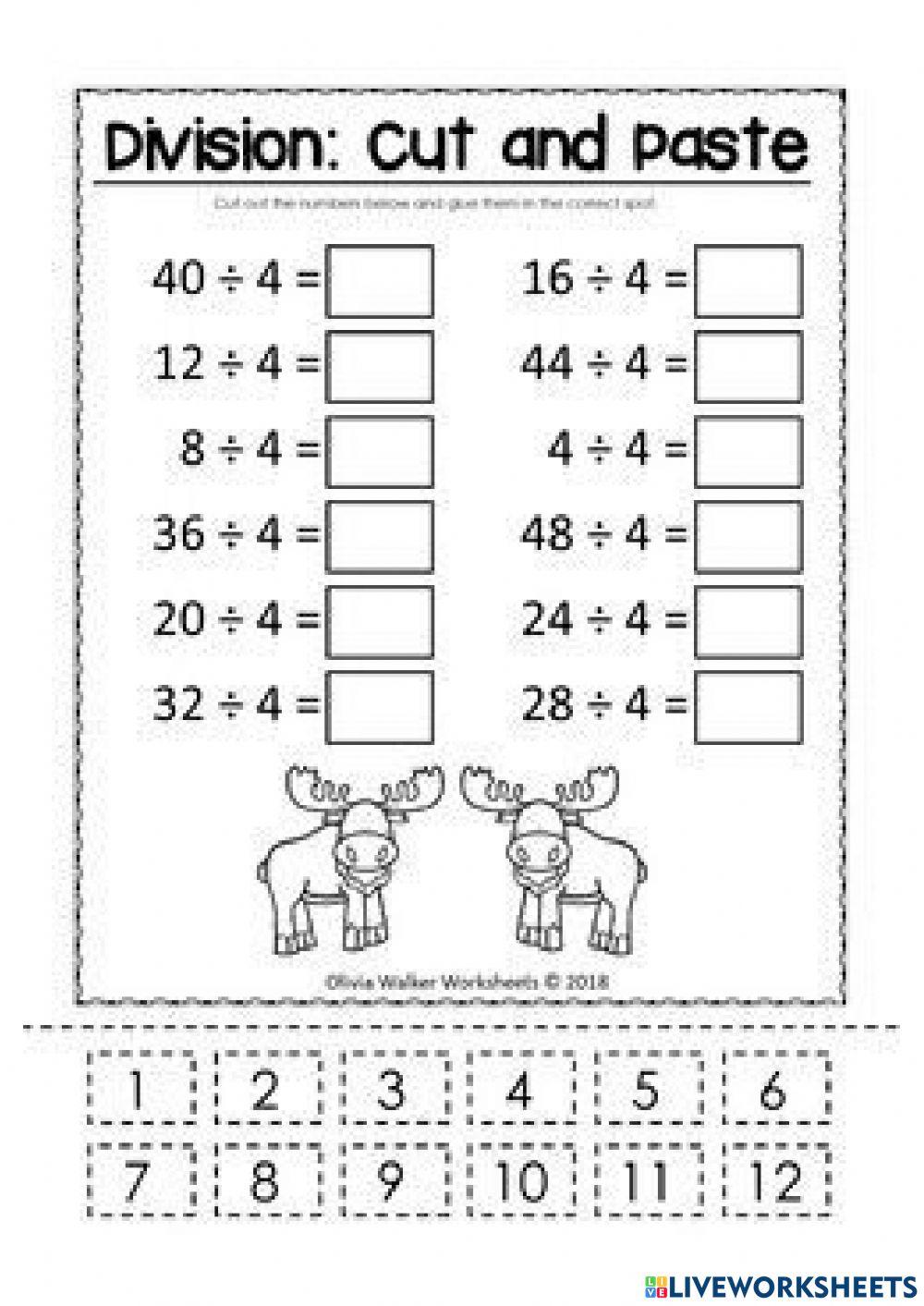 Division drag and drop