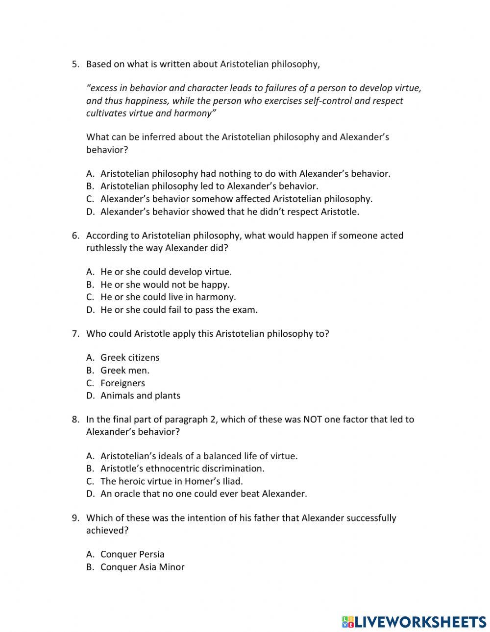 TRS6 - Humanities (1) - Alexander the great