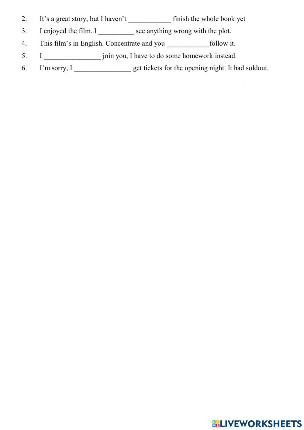 Final Writing Exam. II semester