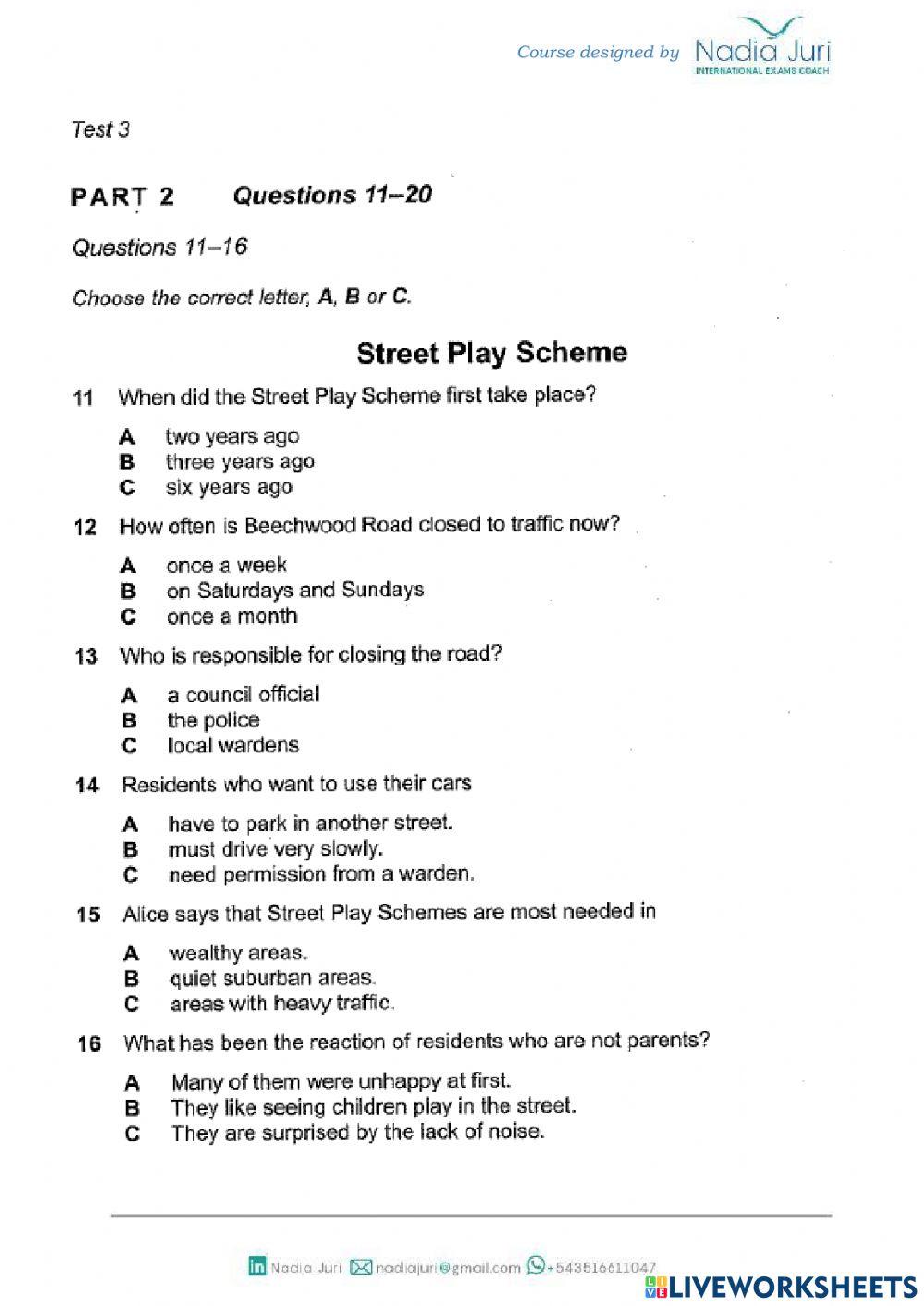 IELTS 15 GENERAL TEST 3 LISTENING