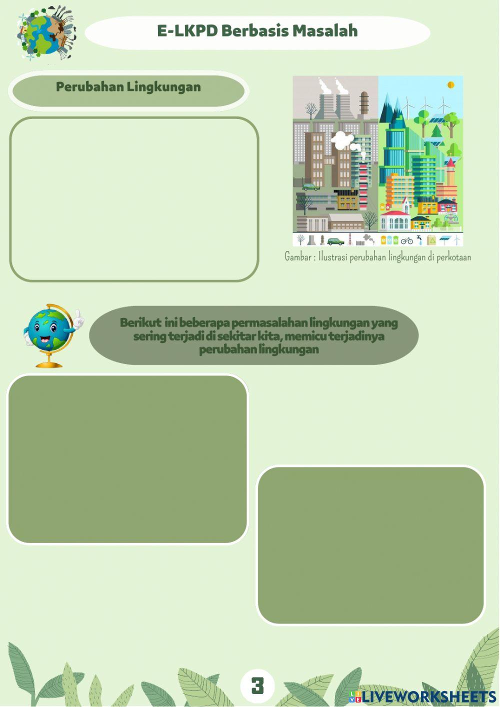 LKPD 1 Perubahan Lingkungan