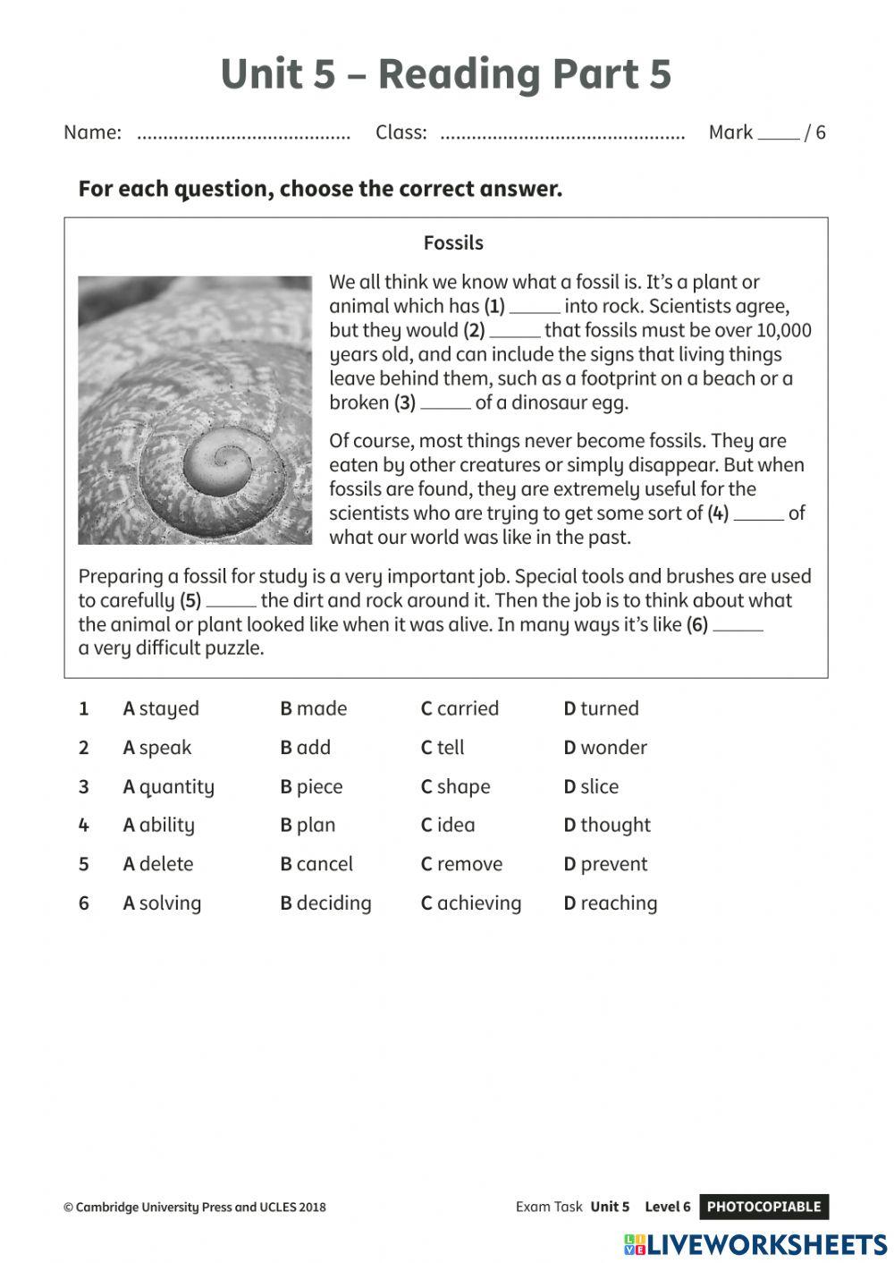 PU6-final test-read&writing