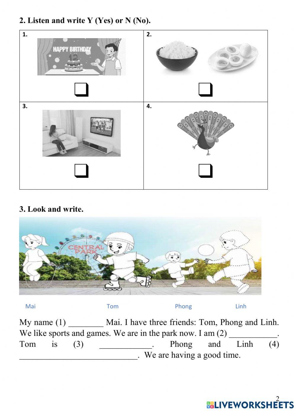 Đề thi hk2 tiếng anh 3