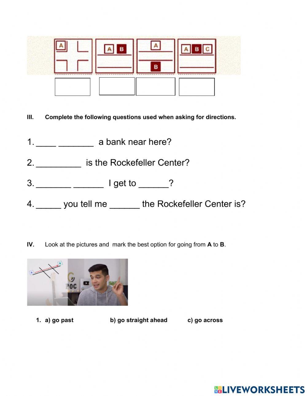 How to give directions