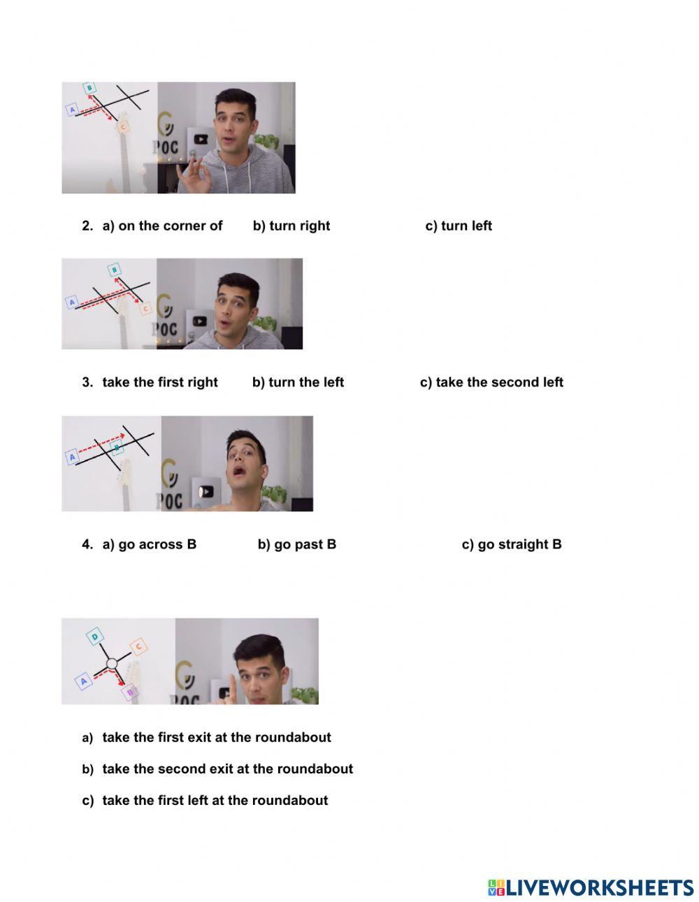 How to give directions