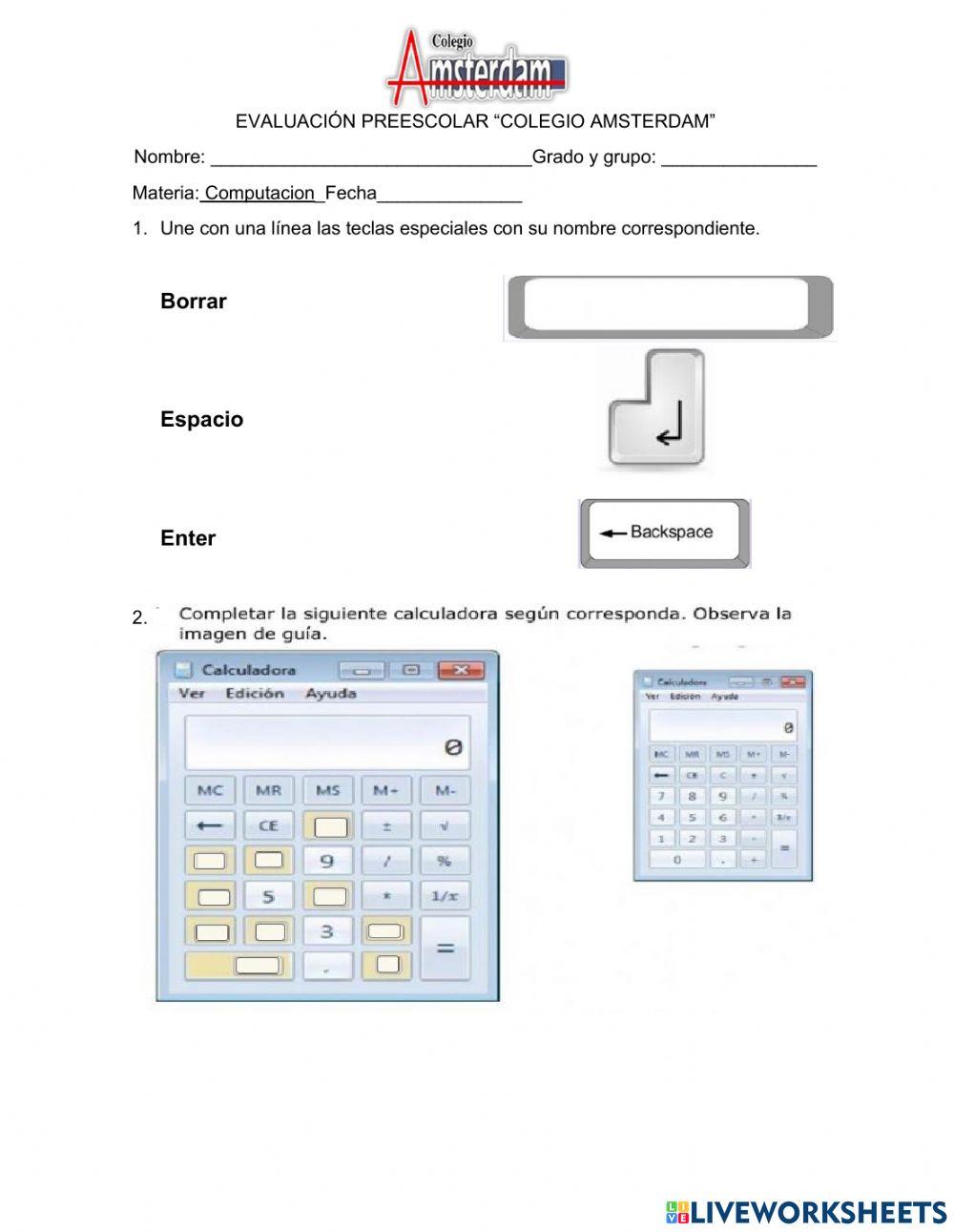 Evaluacion 3ro preescolar mayo