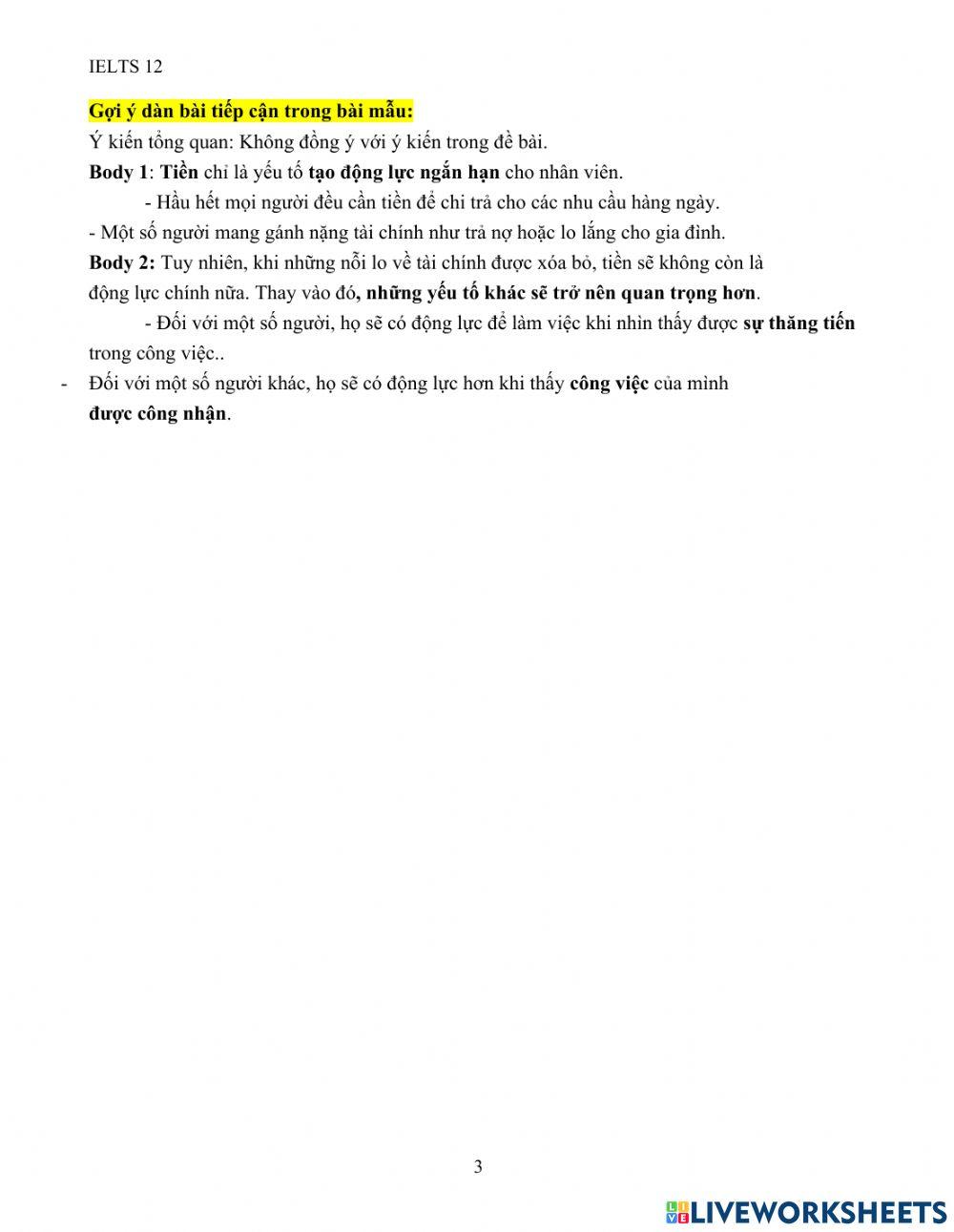 Argumentative essay 3